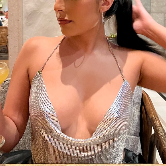 Open Back Chain Top - Picture 2 of 6